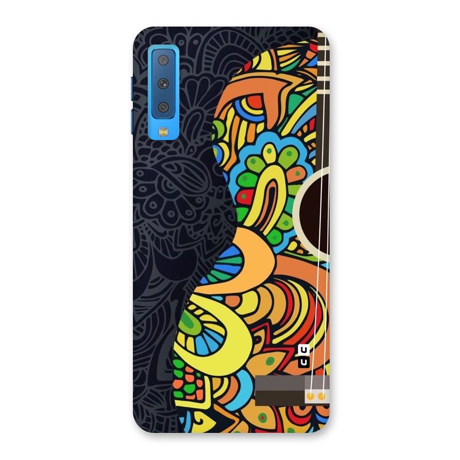 Colored Blocks Back Case for Galaxy A7 (2018)