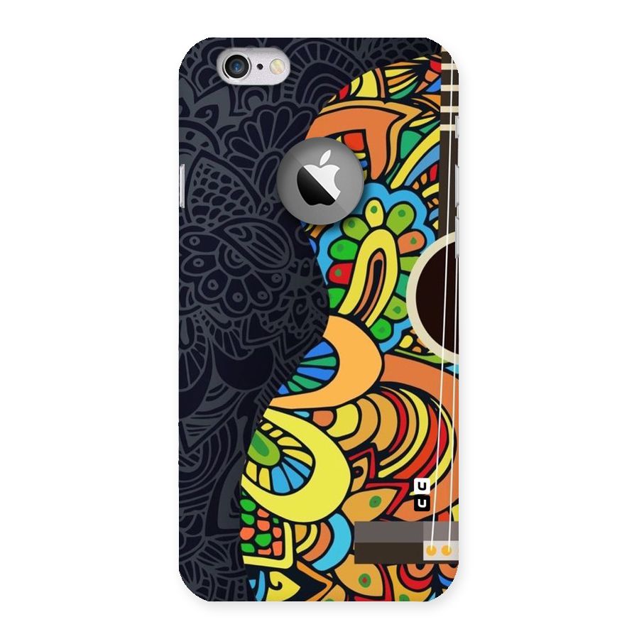 Colored Blocks Back Case for iPhone 6 Logo Cut