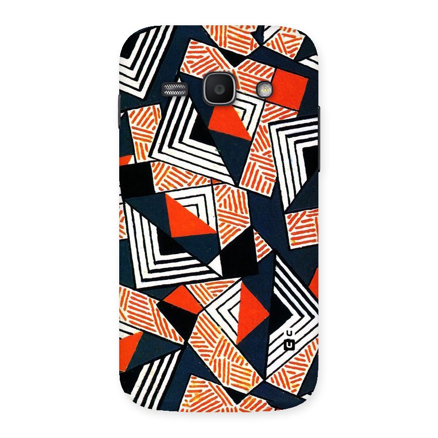 Colored Cuts Pattern Back Case for Galaxy Ace 3