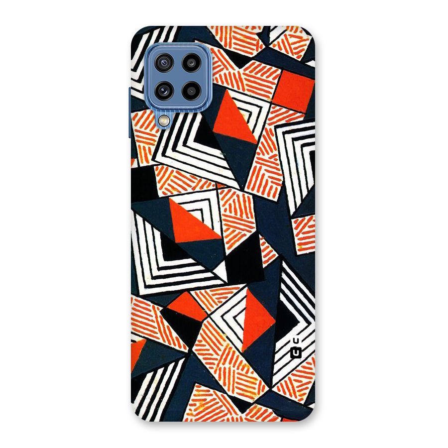 Colored Cuts Pattern Back Case for Galaxy M32