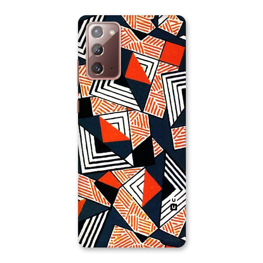Colored Cuts Pattern Back Case for Galaxy Note 20