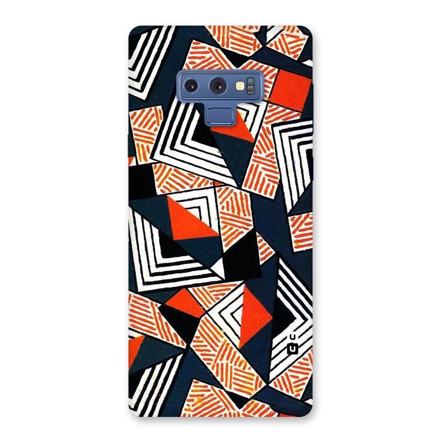 Colored Cuts Pattern Back Case for Galaxy Note 9