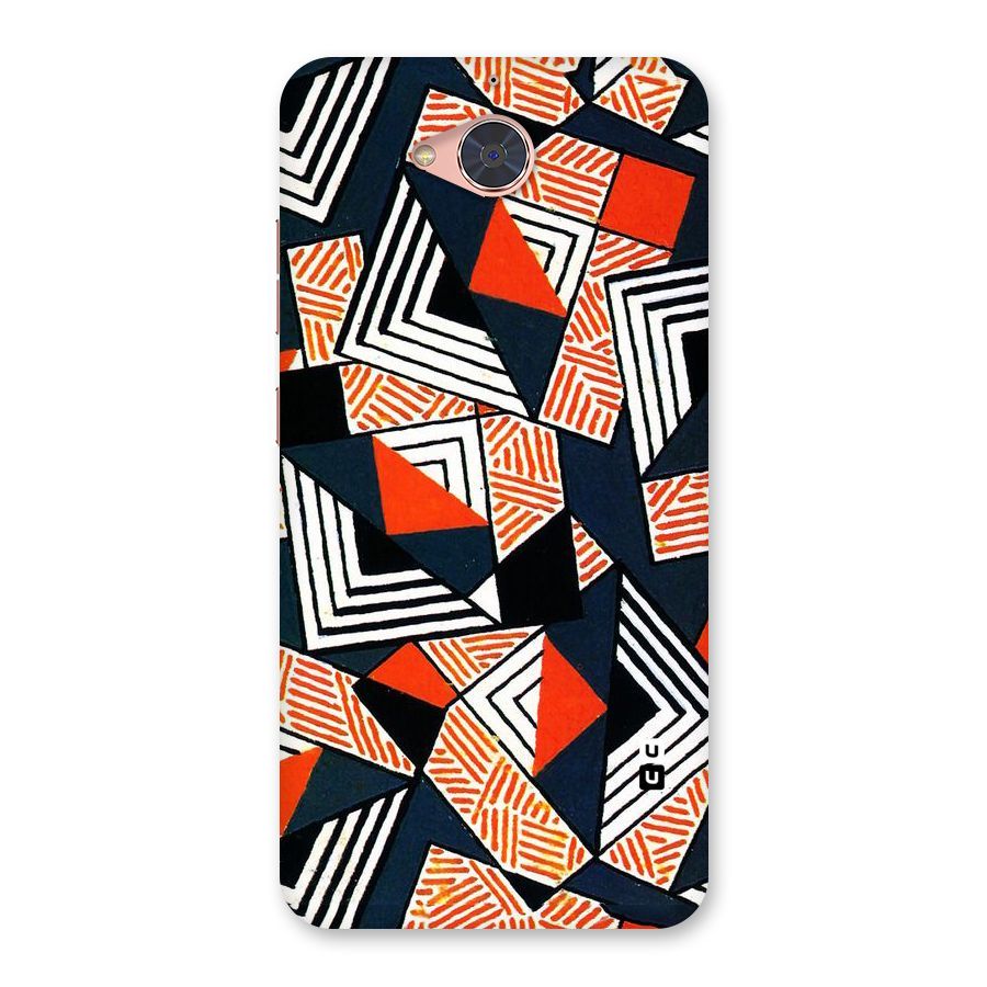 Colored Cuts Pattern Back Case for Gionee S6 Pro