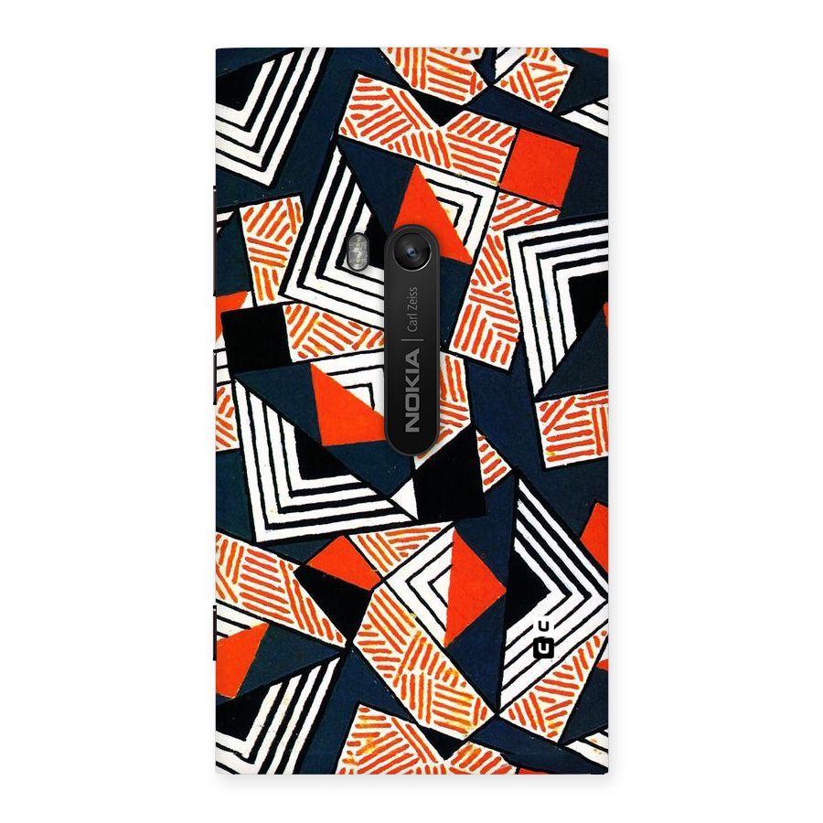 Colored Cuts Pattern Back Case for Lumia 920