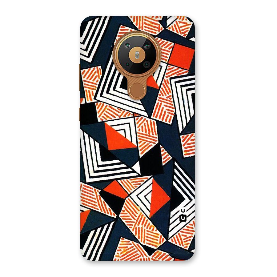 Colored Cuts Pattern Back Case for Nokia 5.3
