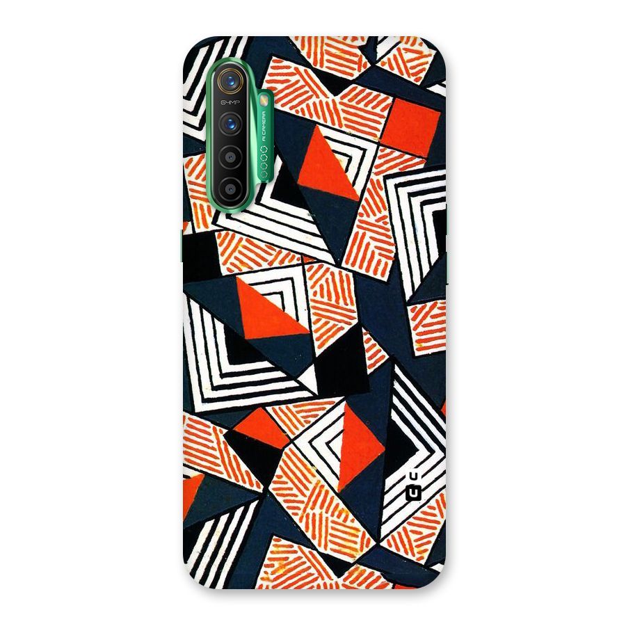 Colored Cuts Pattern Back Case for Realme X2