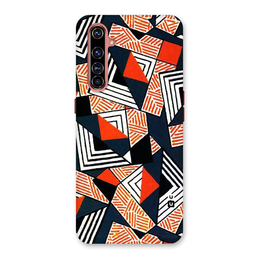 Colored Cuts Pattern Back Case for Realme X50 Pro