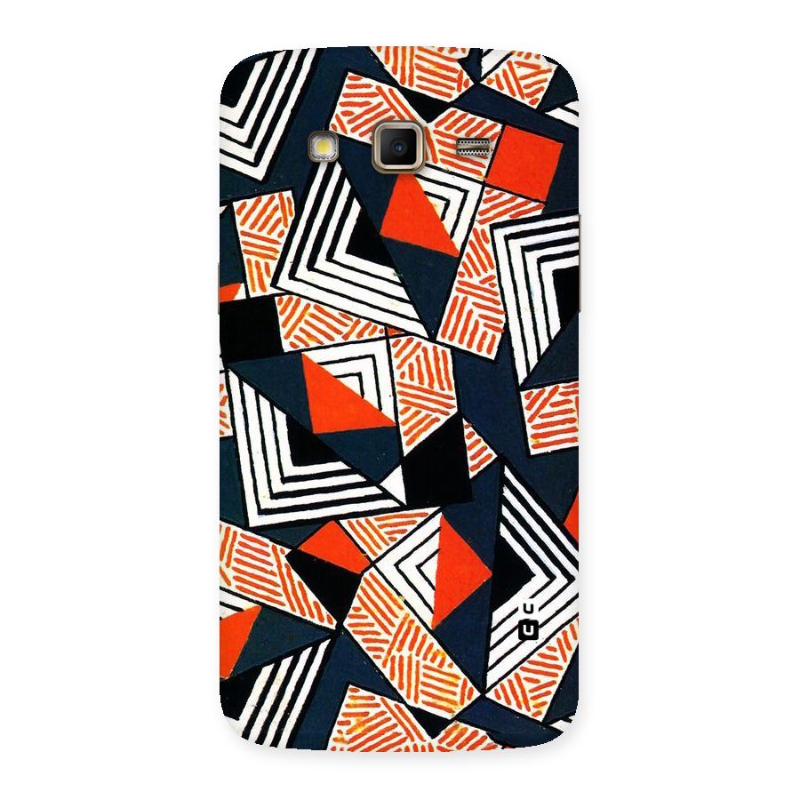 Colored Cuts Pattern Back Case for Samsung Galaxy Grand 2