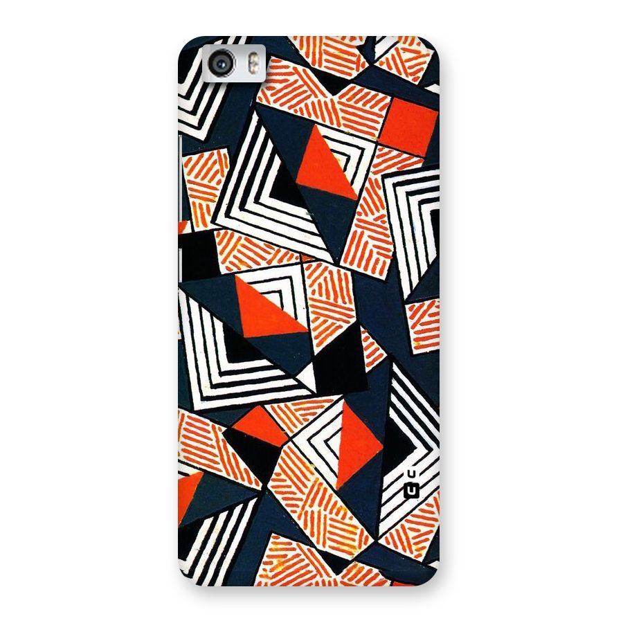 Colored Cuts Pattern Back Case for Xiaomi Redmi Mi5