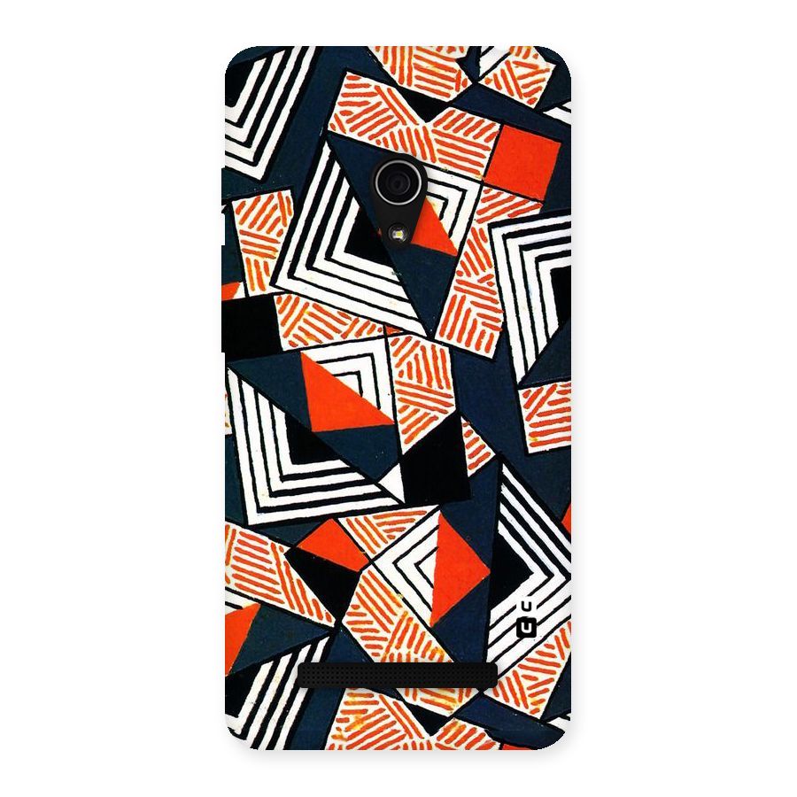 Colored Cuts Pattern Back Case for Zenfone 5