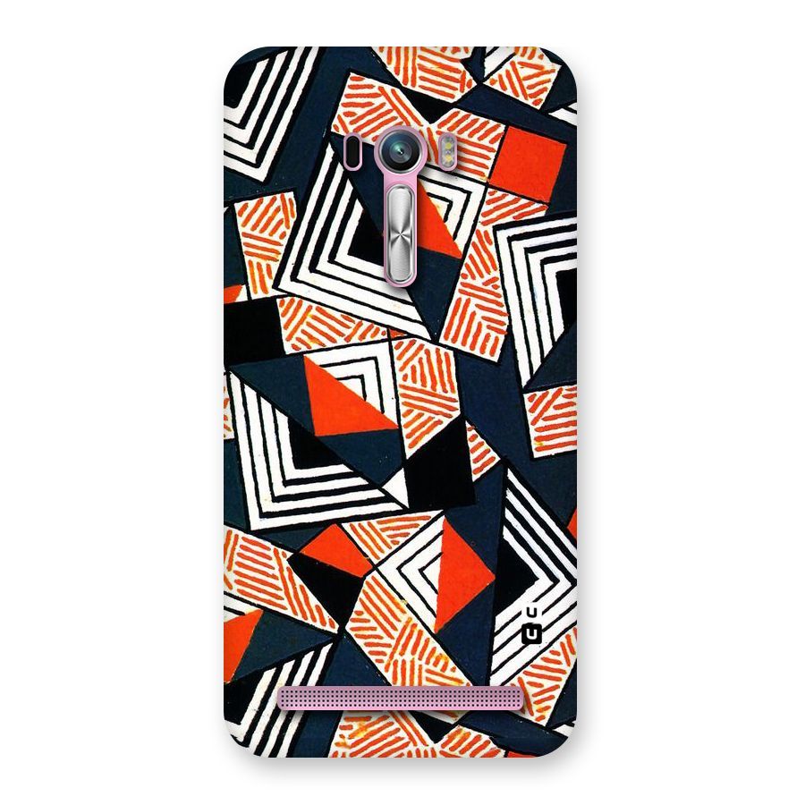 Colored Cuts Pattern Back Case for Zenfone Selfie