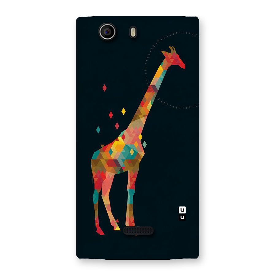 Colored Giraffe Back Case for Canvas Nitro 2 E311