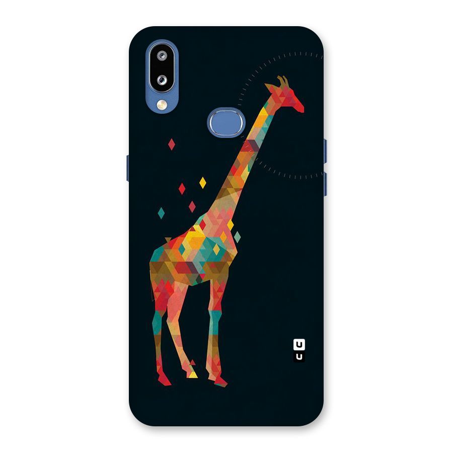 Colored Giraffe Back Case for Galaxy M01s