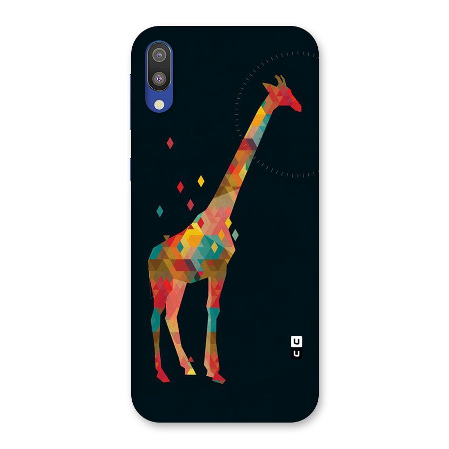 Colored Giraffe Back Case for Galaxy M10
