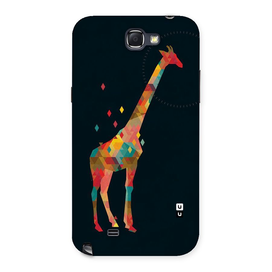 Colored Giraffe Back Case for Galaxy Note 2