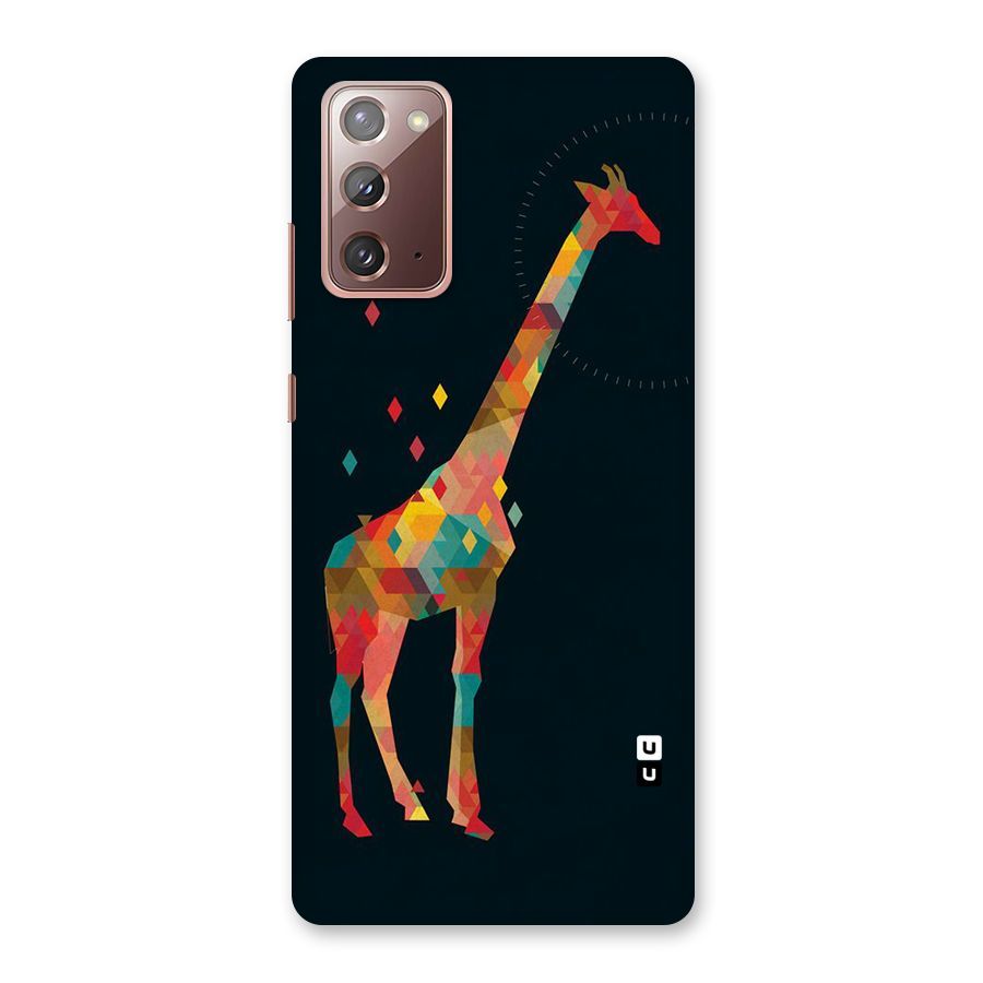 Colored Giraffe Back Case for Galaxy Note 20