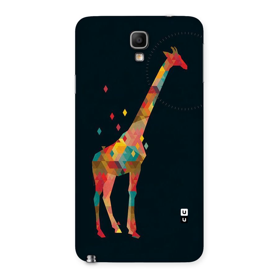 Colored Giraffe Back Case for Galaxy Note 3 Neo