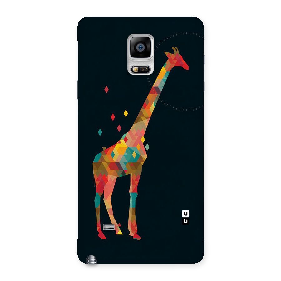 Colored Giraffe Back Case for Galaxy Note 4