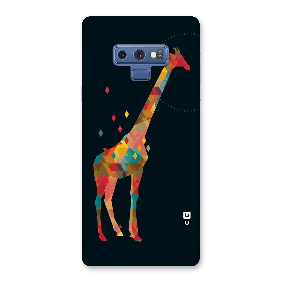 Colored Giraffe Back Case for Galaxy Note 9