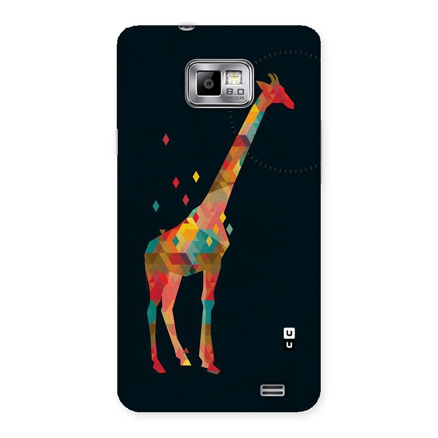 Colored Giraffe Back Case for Galaxy S2