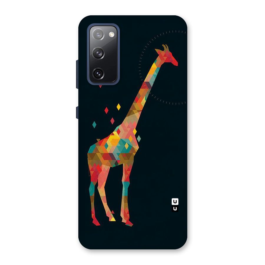 Colored Giraffe Back Case for Galaxy S20 FE