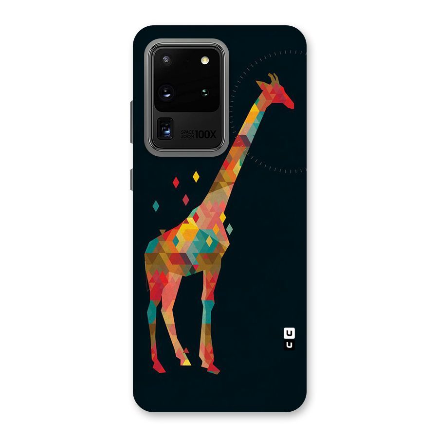 Colored Giraffe Back Case for Galaxy S20 Ultra