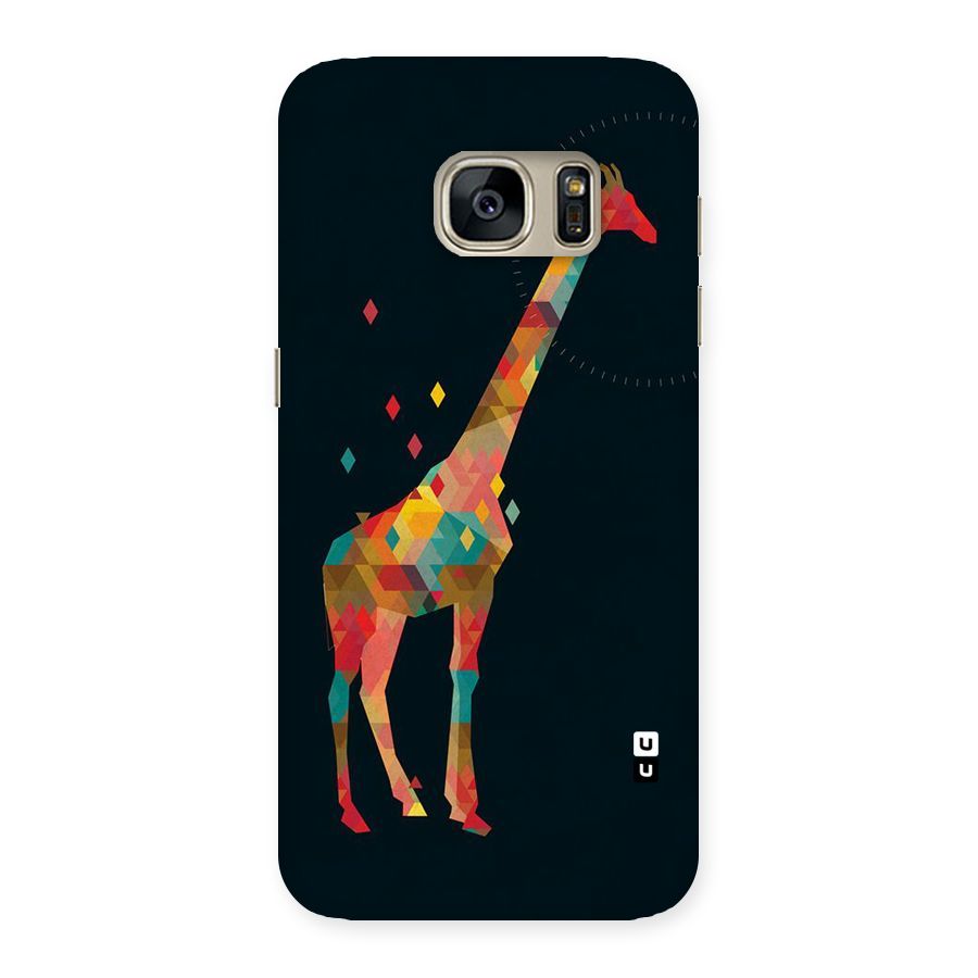 Colored Giraffe Back Case for Galaxy S7