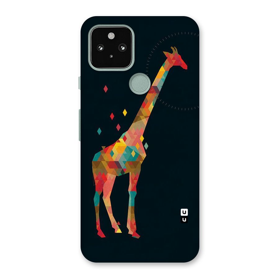 Colored Giraffe Back Case for Google Pixel 5