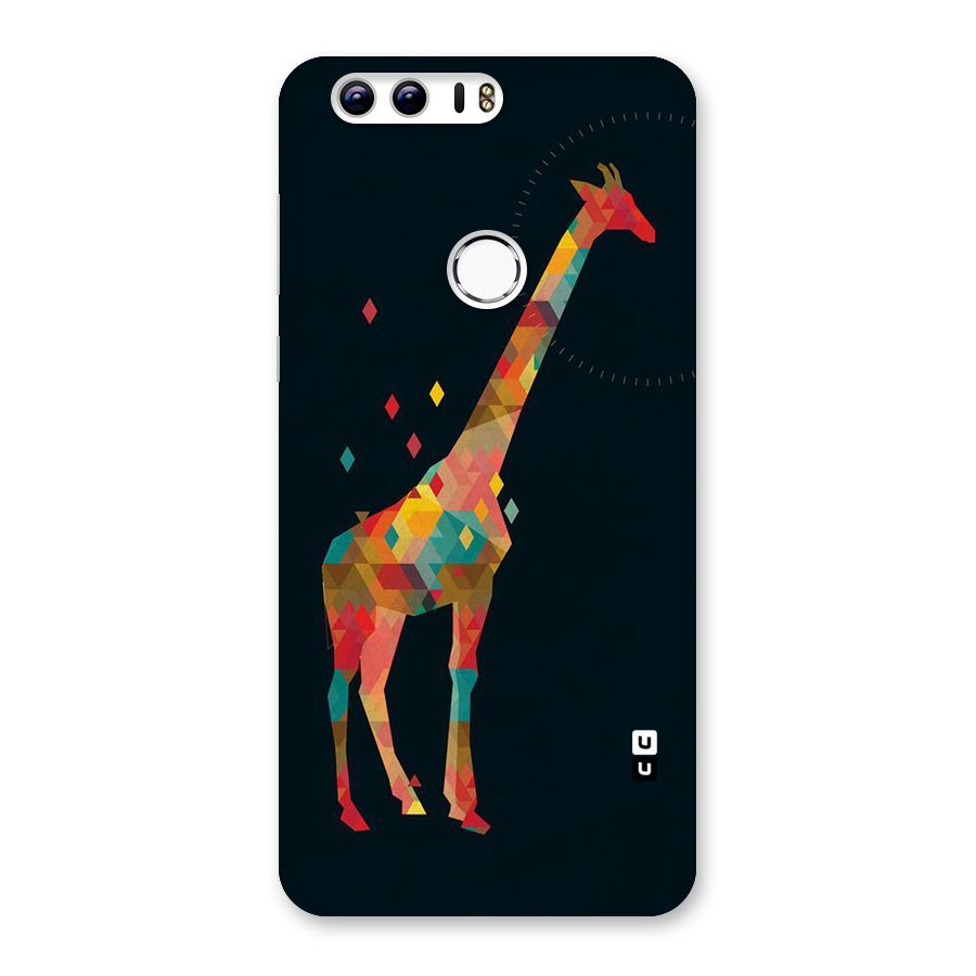 Colored Giraffe Back Case for Honor 8