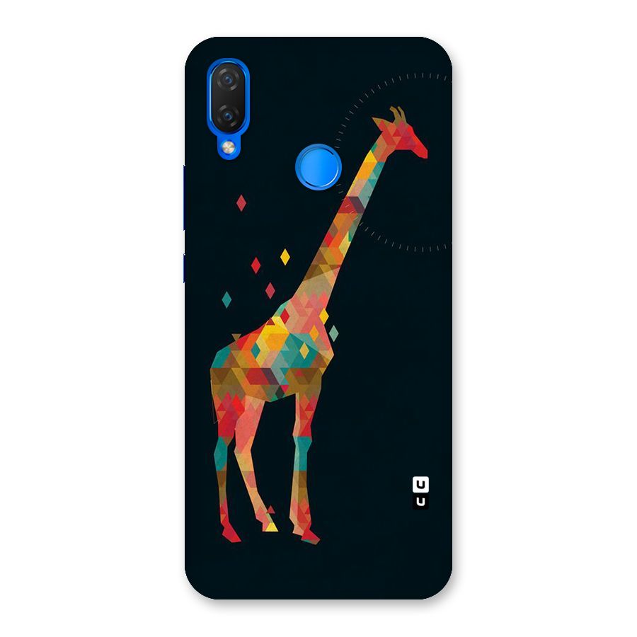 Colored Giraffe Back Case for Huawei P Smart+