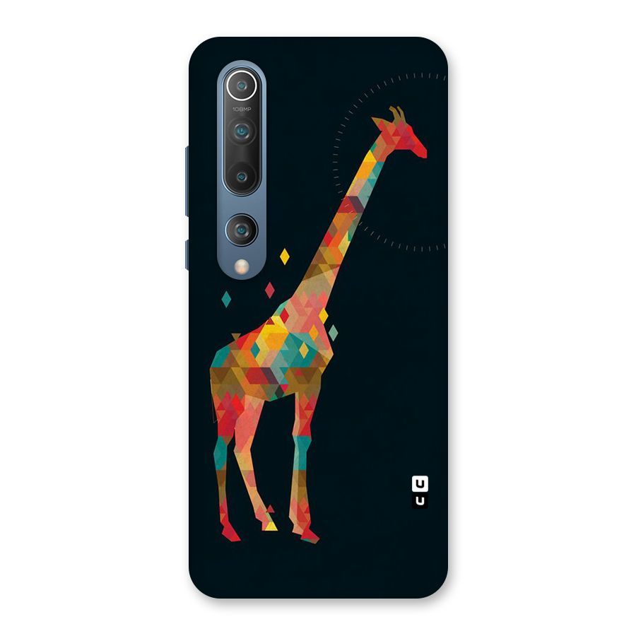 Colored Giraffe Back Case for Mi 10