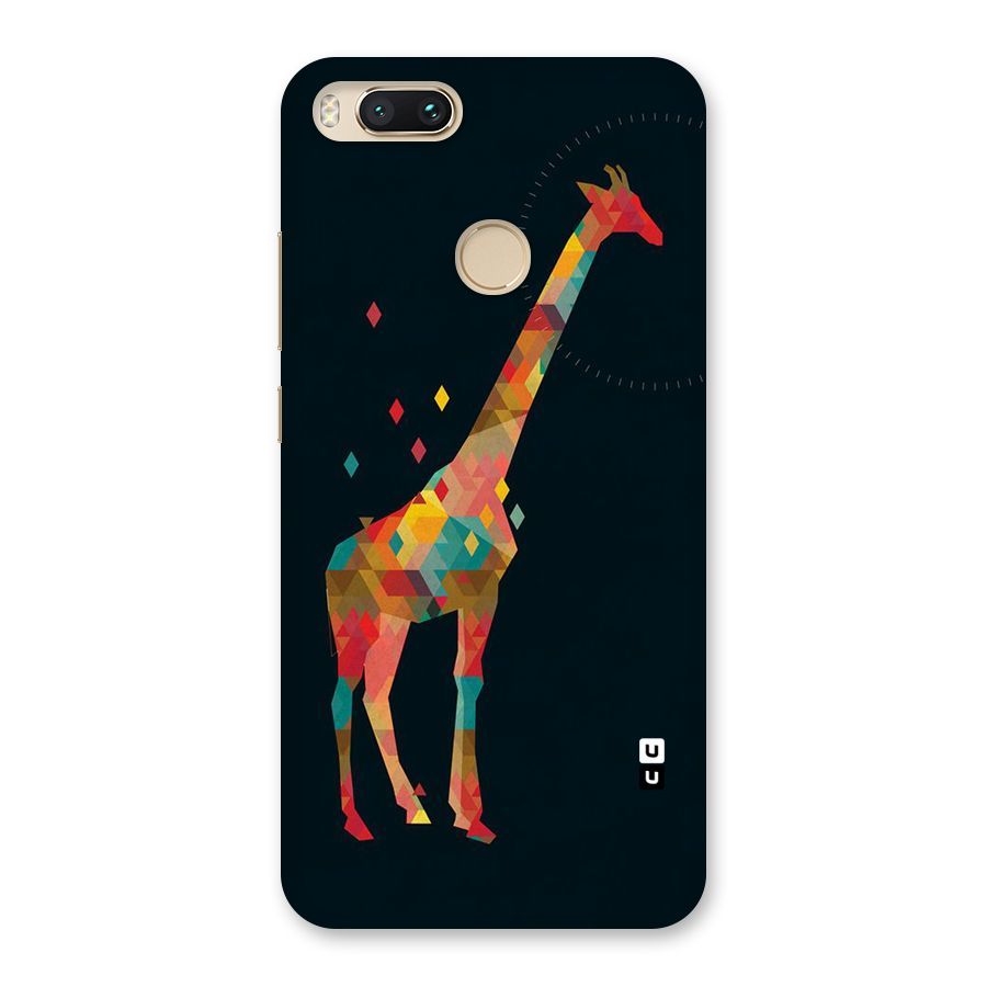 Colored Giraffe Back Case for Mi A1