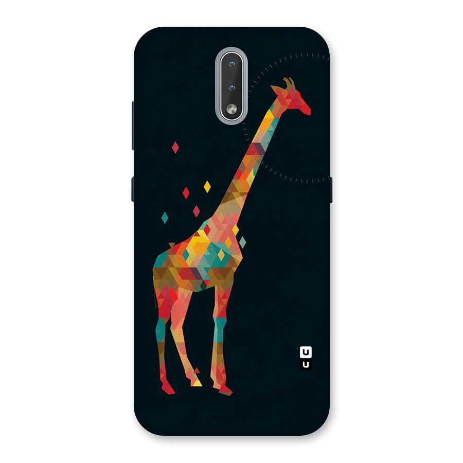 Colored Giraffe Back Case for Nokia 2.3