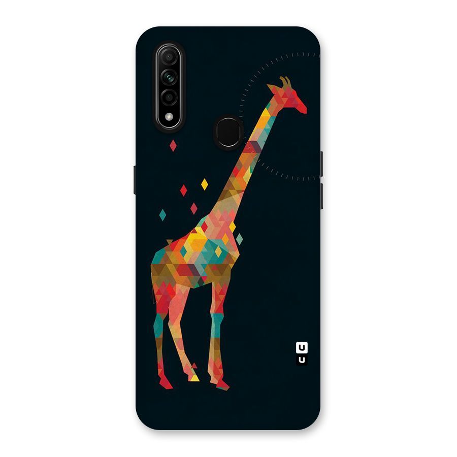 Colored Giraffe Back Case for Oppo A31