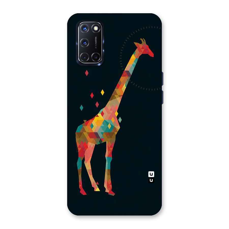 Colored Giraffe Back Case for Oppo A52