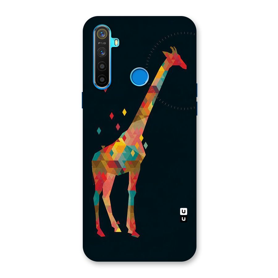 Colored Giraffe Back Case for Realme 5
