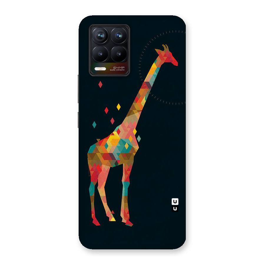 Colored Giraffe Back Case for Realme 8