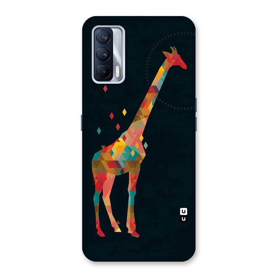 Colored Giraffe Back Case for Realme X7