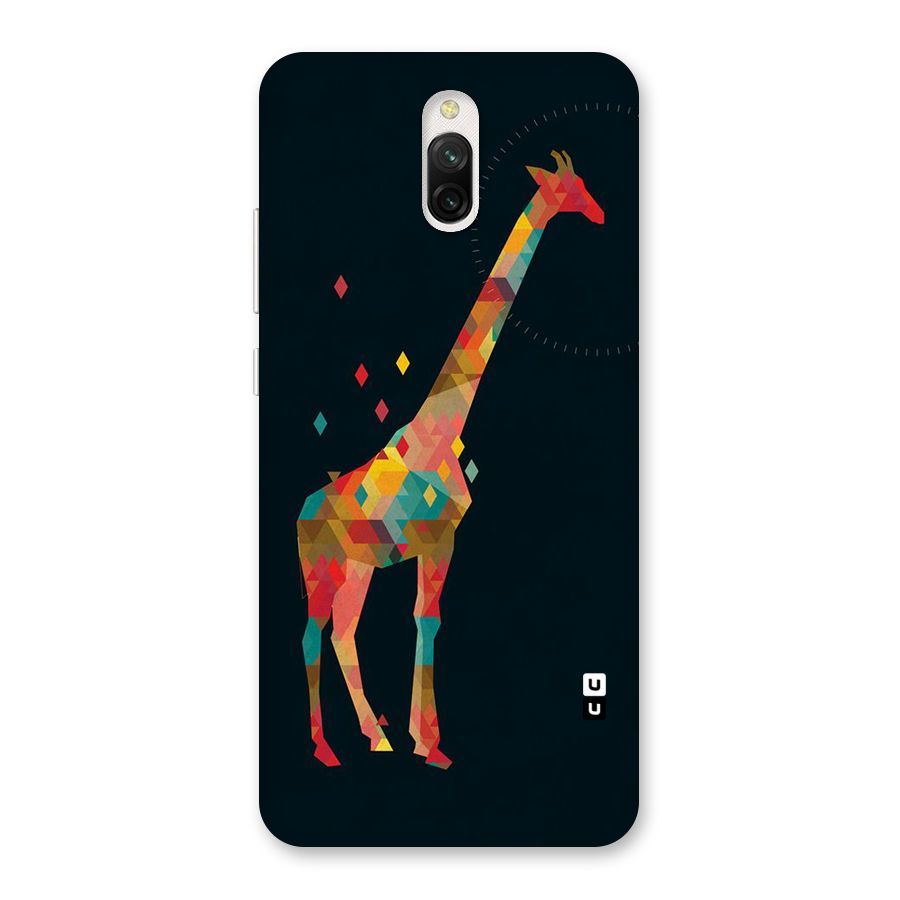 Colored Giraffe Back Case for Redmi 8A Dual