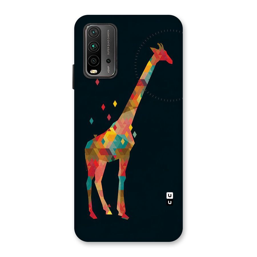Colored Giraffe Back Case for Redmi 9 Power