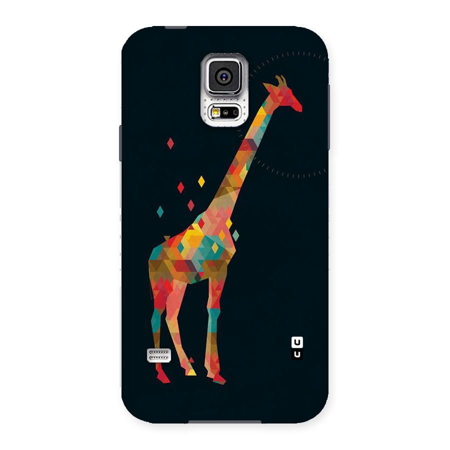 Colored Giraffe Back Case for Samsung Galaxy S5