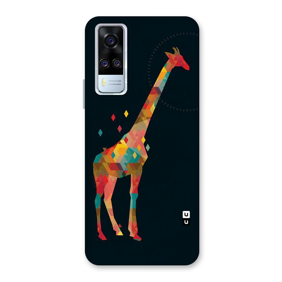 Colored Giraffe Back Case for Vivo Y31