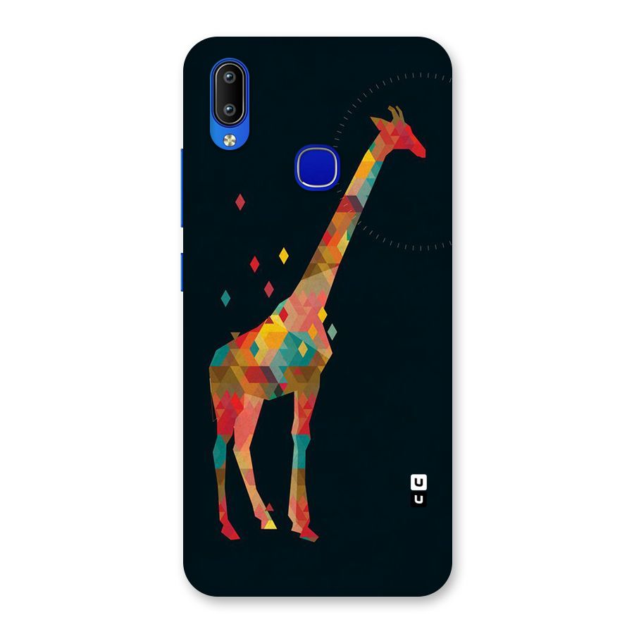 Colored Giraffe Back Case for Vivo Y91