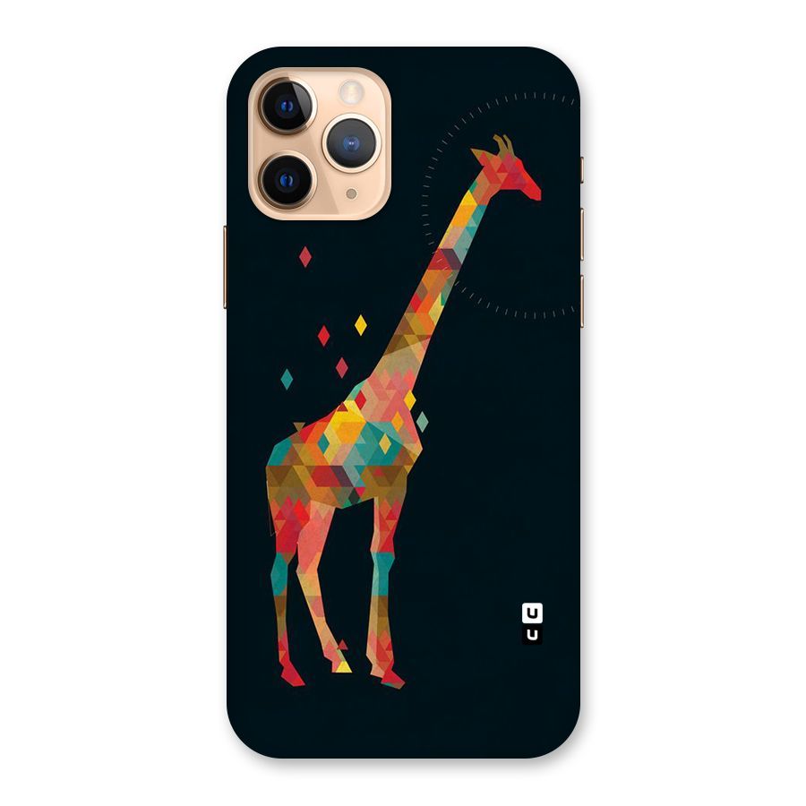 Colored Giraffe Back Case for iPhone 11 Pro