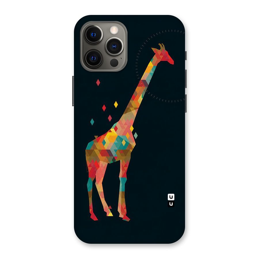 Colored Giraffe Back Case for iPhone 12 Pro Max