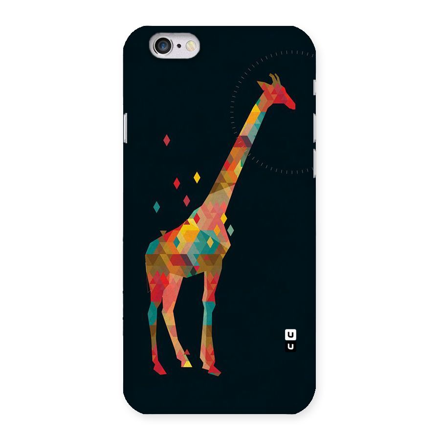 Colored Giraffe Back Case for iPhone 6 6S