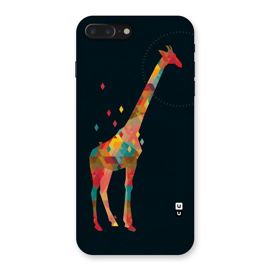 Colored Giraffe Back Case for iPhone 7 Plus