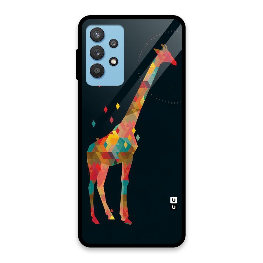 Colored Giraffe Glass Back Case for Galaxy M32 5G