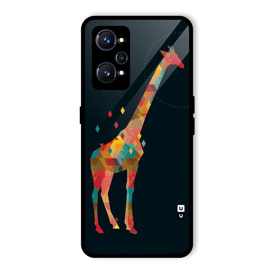 Colored Giraffe Glass Back Case for Realme GT Neo2