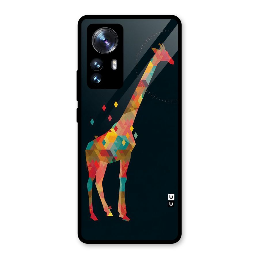 Colored Giraffe Glass Back Case for Xiaomi 12 Pro